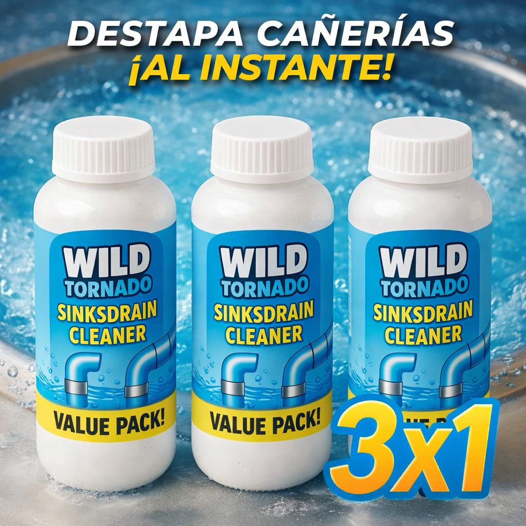 Polvo Limpiador De Drenaje-KIT 3X1